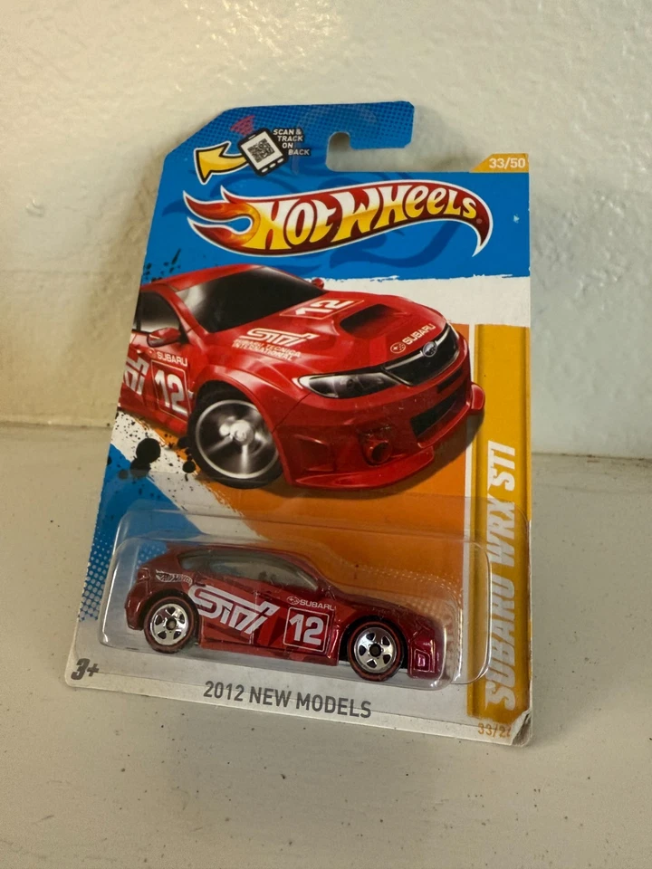 Hot Wheels 2012 New Models Subaru WRX STI #33/50 J7 - Image 1 of 1
