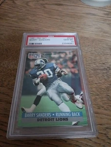 1991 Pro Set Barry Sanders #502 PSA 10 Detroit Lions HOF - Picture 1 of 3