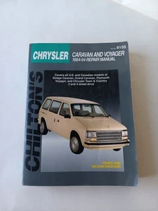 Chrysler Caravan and Voyager 1984-1994 Repair Manual - Picture 1 of 4