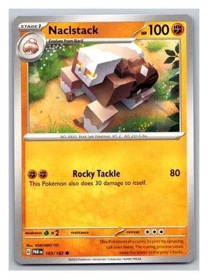 Naclstack #103/182 SV04: Paradox Rift Pokemon Trading Card TCG Nintendo 2023 - Image 1 of 2