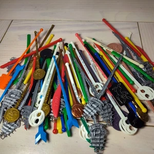 Lot  87 Vintage Plastic Cocktail Advertising Swizzle Stir Sticks Logo - Picture 1 of 4