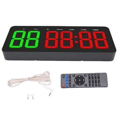 12.4 Inch Gym Timer Countdown Count Up Interval Fitness Timer With Remote - Bild 1 von 4