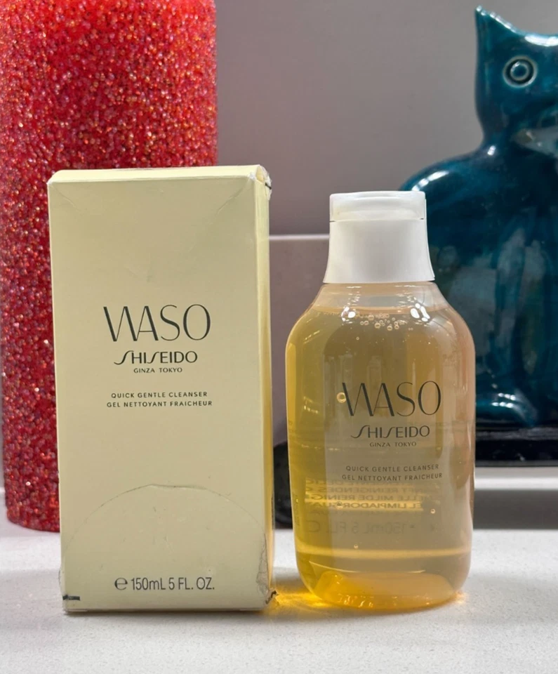 Shiseido WASO Limpador Suave Rápido Todos os Tipos de Pele 5 fl oz Expira Maio 2027 Novo Na Caixa - Imagem 1 de 4