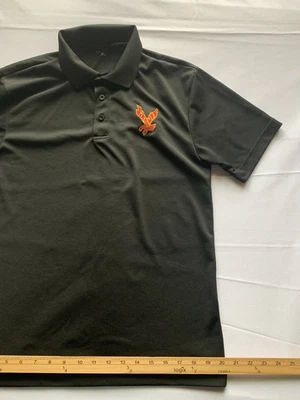 Camisa Sport-Tek Niños Negra Manga Corta 1/4 Botón Jefferson Talla Alta M Foto 1 de 4