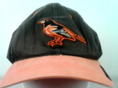 MLB Baltimore Orioles Adjustable Hat/Cap Orange Visor With Orioles On It   (B2) - Image 1 of 4