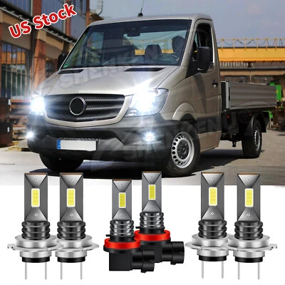 Faro LED + bombillas antiniebla para Mercedes-Benz Sprinter 2500 3500 2011-2018 Foto 1 de 4