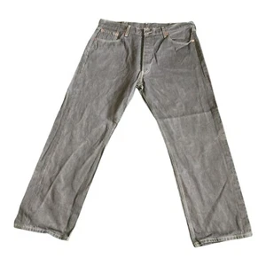 Levis 501 Herren Jeans Red Tab Button Fly Grau Denim Hose 38 x 31 - Bild 1 von 6