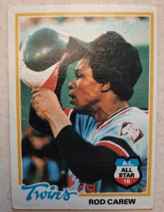 ROD CAREW MINNESOTA TWINS 1978 TOPPS ALL STAR ⚾️ BASEBALL CARD #580 NICE  - Picture 1 of 1