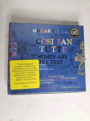 CD MOZART "COSI FAN TUTTE" [NUEVO SELLADO] 2 DISCOS SBM SONY CLASSIC [71] Foto 1 de 2