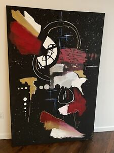 Mark Little,Painting￼,81” X 62” Extra Large,Abstract,XXL,Giant,48,60,72,84,36,XL