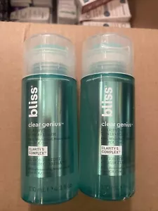 Bliss Clear Genius Clarifying Toner + Serum , 4.3 Fl Oz/130m 2 Pc - Picture 1 of 1