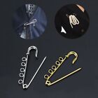 10Pcs/set Heavy Duty Safety Pins Brooch Pins Sewing Craft Clothing Costume Decor