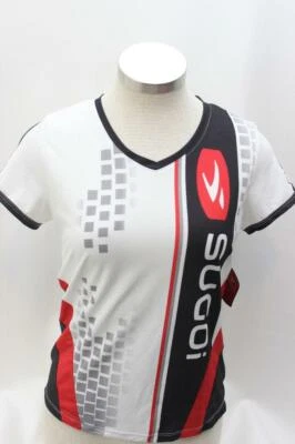 Nueva Camiseta Sugoi Sky Runner Para Mujer Camiseta Correr Fitness Mediana Blanca Top Foto 1 de 2