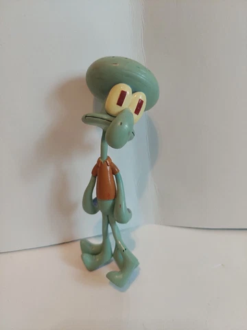 2001 Viacom Nickelodeon Squidward Spongebob Squarepants Bendable Figurine Cover