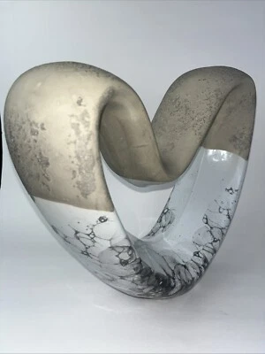 Cerámica Corazón Escultura Arte Decoración del Hogar Leer Descripción del Vendedor 12x10 Pulgadas Foto 1 de 4