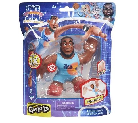 Heroes of Goo Jit Zu Space Jam A New Legacy Lebron James Goo Heroes Stretch Toy Cover
