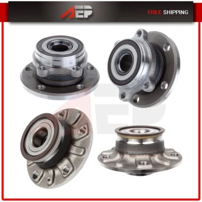 Conjunto 4 rolamentos de cubo de roda dianteiros traseiros esquerda e direita para Volkswagen Rabbit 2006-2009 - Imagem 1 de 4