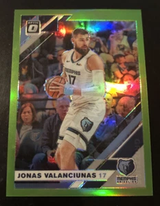 Panini Optic #130 Jonas Valanciunas 2019-20 verde lima Prizm SP #d 33/149! - Imagen 1 de 2