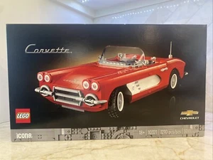 LEGO Icons: Corvette (10321) New Minor Shelf Wear Retired Collectible Chevrolet - Picture 1 of 10