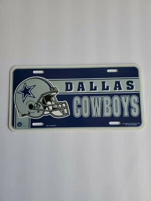 Matrícula de fútbol americano Dallas Cowboys 1999 vintage nuevo stock antiguo  Foto 1 de 4