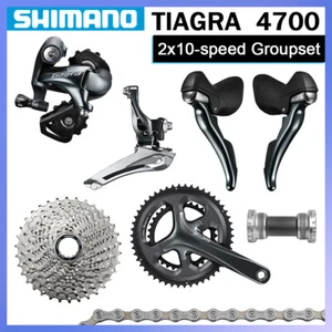 Shimano Tiagra 4700 2X10 Speed Road Groupset 170mm/175mm Crank HG500 Cassette - Picture 1 of 12