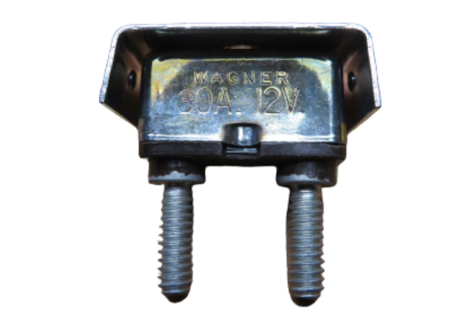 Interruptor de circuito de ciclismo Wagner 213 tipo 1 estilo caja 12 voltios 30 amperios con montaje Foto 1 de 1
