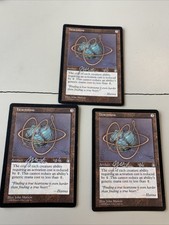 3x Heartstone PL MTG Stronghold ST Magic Gathering- Signed By Artist