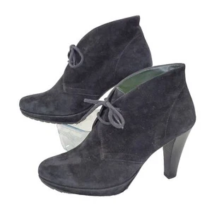 Paul Green Suede Heeled Ankle Boot 6.5 - Picture 1 of 7
