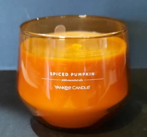 YANKEE CANDLE SPICED PUMPKIN STUDIO COLLECTION 10 OZ SINGLE WICK CANDLE - Picture 1 of 3