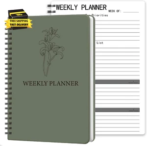 Undated Weekly Planner, Weekly to Do List Notebook with Goal & Priorities Organi - Picture 1 of 7