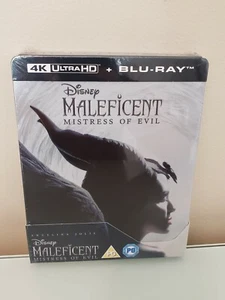 MALEFICENT MISTRESS OF EVIL 4K Blu-ray UK Exclusive STEELBOOK Region Free - Picture 1 of 9