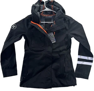 Hurley Phantom Waterproof Rain Jacket Black Orange Retail $300 - Picture 1 of 9