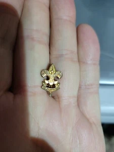 B.S. vintage De A. Pin de insignia preparado de los Boy Scouts FECHA DE PATENTE 1911 - Imagen 1 de 4