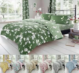 Luxuries BIRDIE BLOSSOM Flower Duvet Quilt Cover+PillowCase Bedding Set All Size - Picture 1 of 14