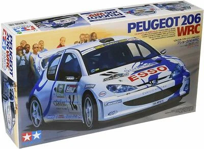 TAMIYA SPORT CAR SERIES NO.221 KIT 1:24  AUTO PEUGEOT 206 WRC    ART 24221 - Immagine 1 di 2