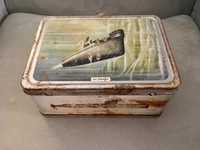 Rare Vintage 1960’s US Navy Submarines USS Sea Wolf Metal Lunch Box