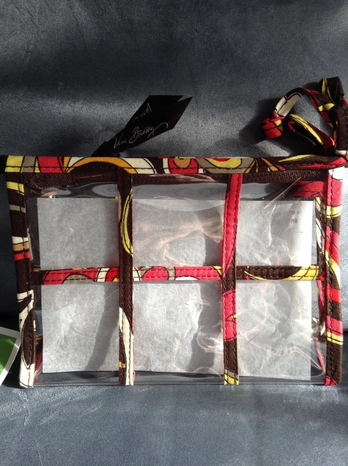 BOLSO DE VIAJE TRANSPARENTE VERA BRADLEY PUCCINI (COSMÉTICO) - NUEVO Foto 1 de 1