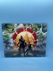 BAM! Box Exclusive God of War Kratos Art Print - Matt Akin Signed Beckett COA - Picture 1 of 3