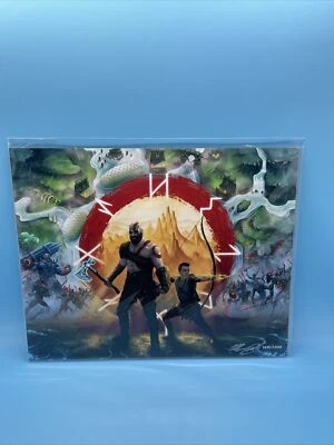 BAM! Box Exclusive God of War Kratos Art Print - Matt Akin Signed Beckett COA - Image 1 of 3