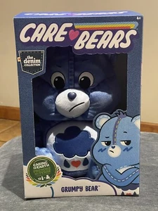 Care Bears Grumpy Bear 2023 The Denim Collection Care Bear Plüsch Neu im Karton - Bild 1 von 6