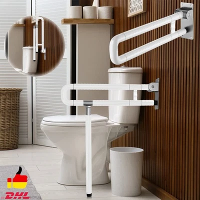 Stützgriff Klappgriff Aufstehhilfe Toilettengriff Behindertengriff Wanne WC - Bild 1 von 4
