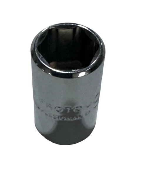 Proto 1/4" Drive 9mm Socket 6 Puntos Hecho en EE. UU. J4709M Foto 1 de 1