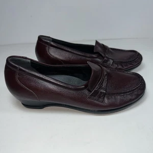 SAS Tripad Comfort Brown Slip On Loafers Woman's Shoes 7.5 M Wedges USA - Afbeelding 1 van 9