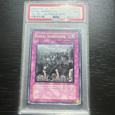 2005 Yugioh Royal Surrender TLM-EN059 Ultimate Rare 1st Edition PSA 9  - Image 1 of 4