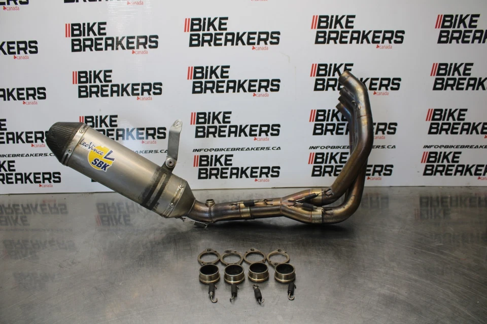 06-07 YAMAHA YZF R6 LEOVINCE FULL EXHAUST SYSTEM HEADERS PIPE MUFFLER BB763 - Bild 1 von 4