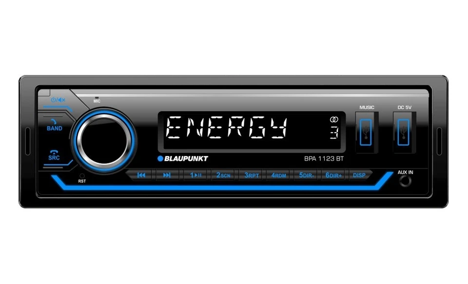 Blaupunkt BPA 1123 BT MP3-Autoradio mit Bluetooth AUX-IN USB - BPA-1123-BT