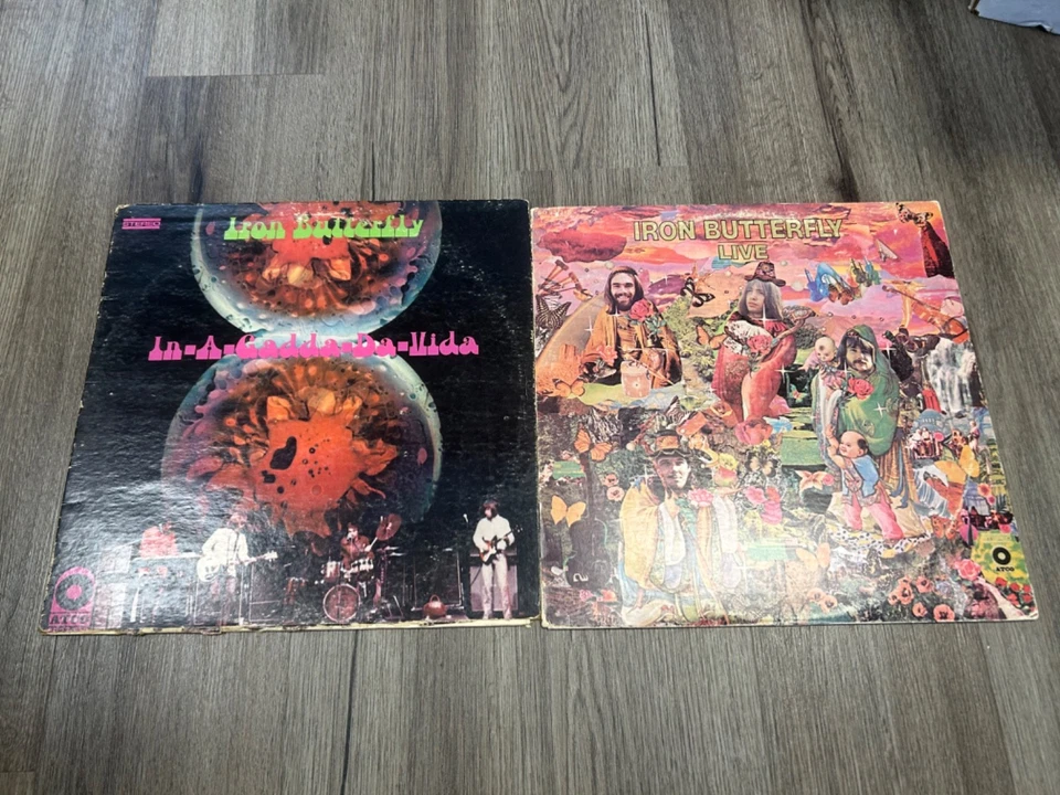 Iron butterfly vinyl LPs lot of to live very good condition - Image 1 of 1