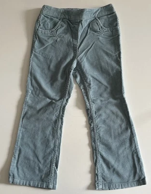 Pantalones de pana Hanna Andersson para niñas talla 110 turquesa Foto 1 de 4