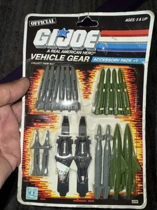 Vintage 1986 Fahrzeug Ausrüstung Zubehörpaket #1 GI Joe ARAH Hasbro Regal Gebrauchsspuren - Bild 1 von 3