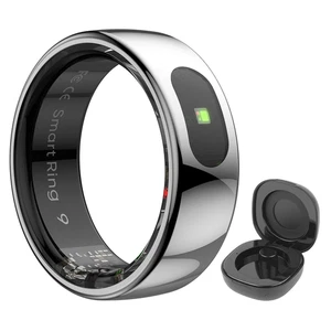 Smart Ring R08 Femme Homme Électronique Smartring 5ATM Imperméable Presse Oxygène Sangulaire - Photo 1 sur 30